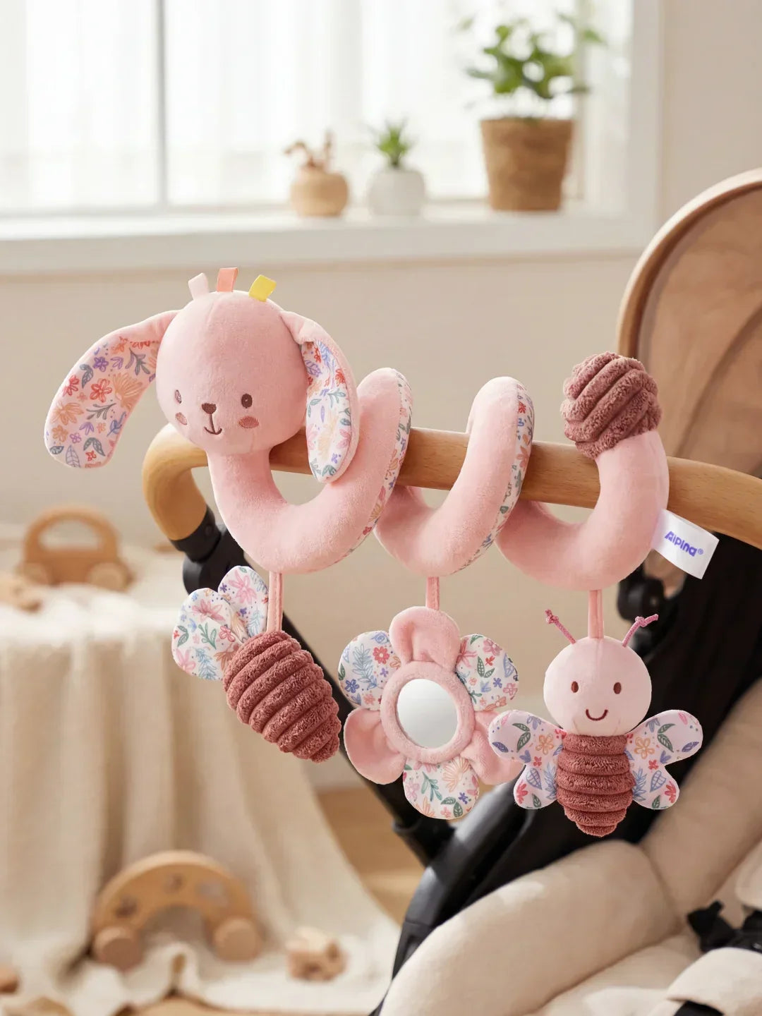 Sensory Wrap-Around Baby Bed Toy — Hanging Nursery Mobile