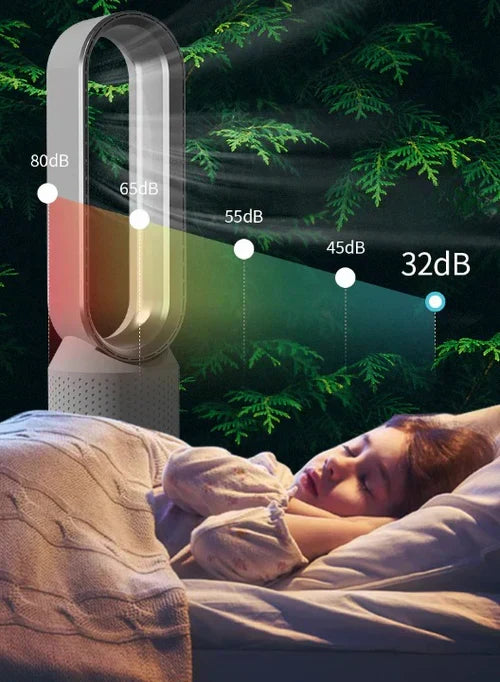AeroNova Breeze 3-in-1 Bladeless Cooling Tower Fan and Air Purifier