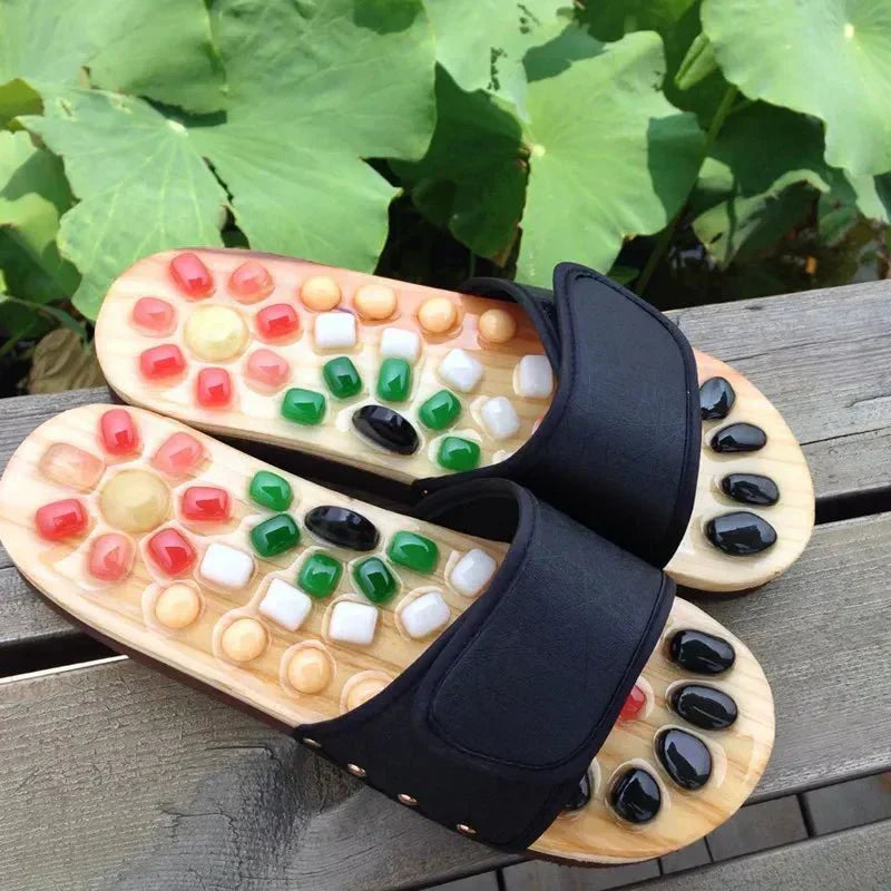 NimbusFlex Accu-Pressure Massage Slides — EU 35–47, Pressure Comfort - Desfino