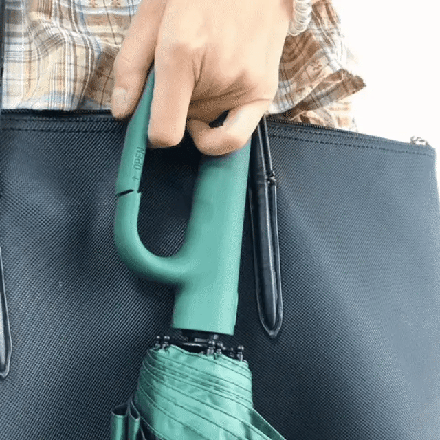 AerisGuard automata szélálló esernyő — Gyors automatikus összecsukás, biztonságos csatos fogantyú