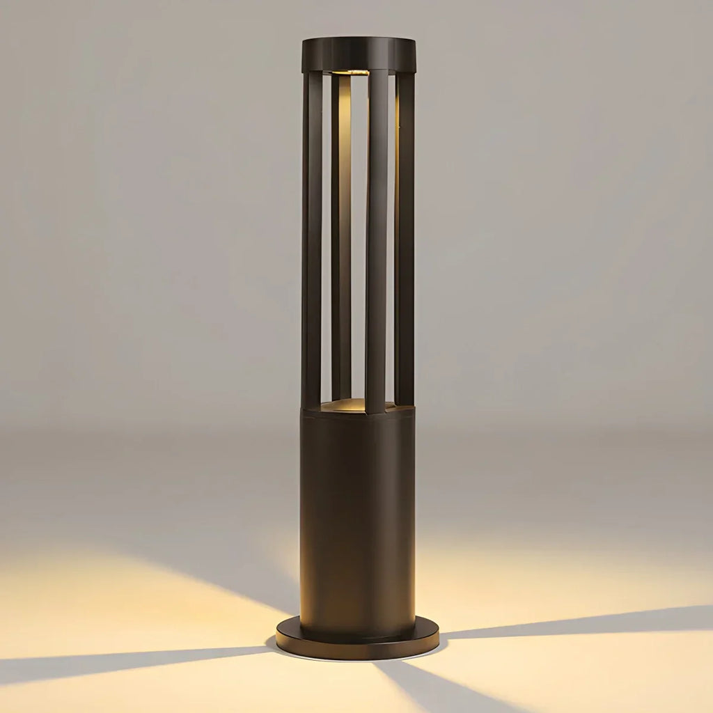 Cylindrical Lawn Outdoor Floor Lamp | Desfino