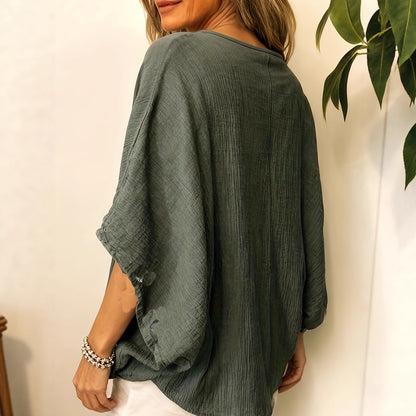 Blouse fluide à manches larges