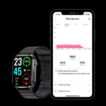 VitaTrack-glukosesmartwatch — ikke-invasiv måling af blodsukker og hjerte - Desfino