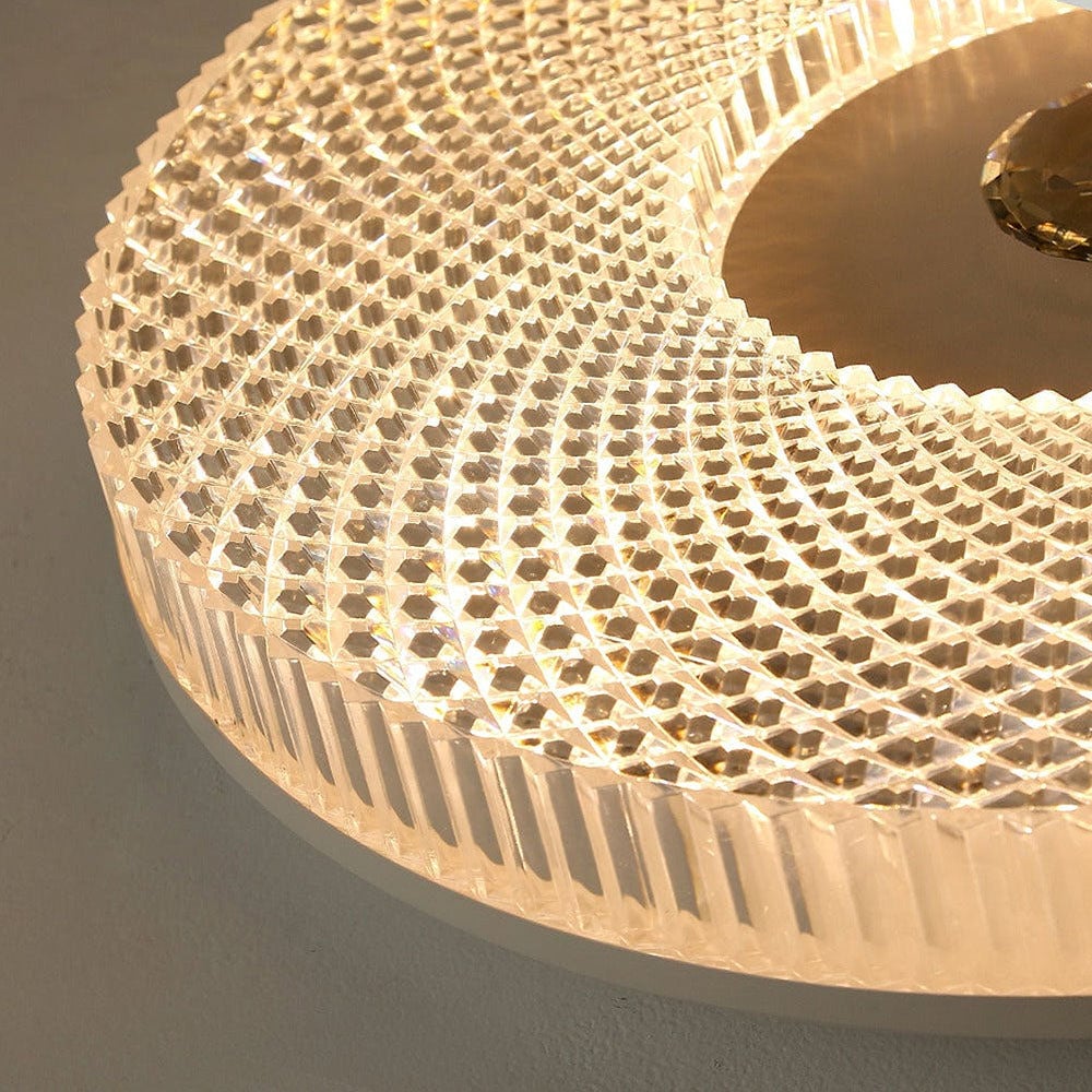 Lampada da soffitto LED slim Luminia — Finitura in metallo e acrilico - Desfino