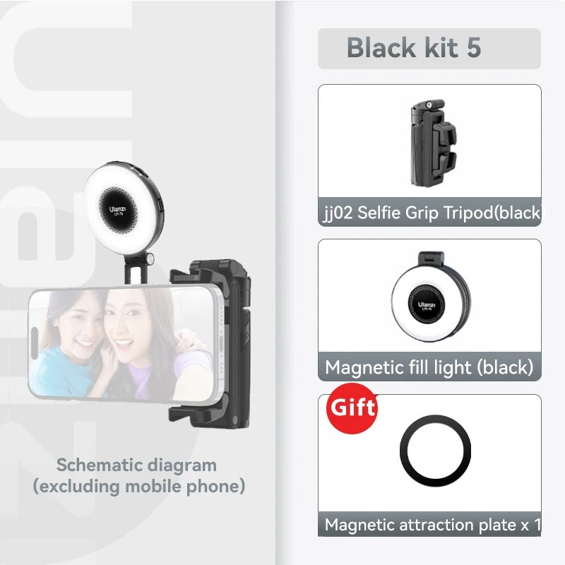 LumaFlex Bluetooth selfie tyč — otočný držák telefonu o 360° - Desfino