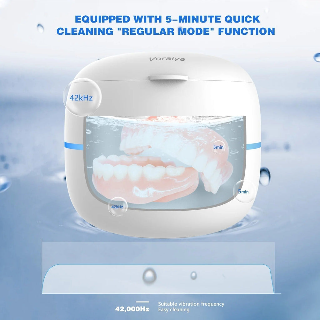 PureVive Ultrasonic Dental Cleaner Pro — 42,000 Hz, UV-C-sterilointi - Desfino