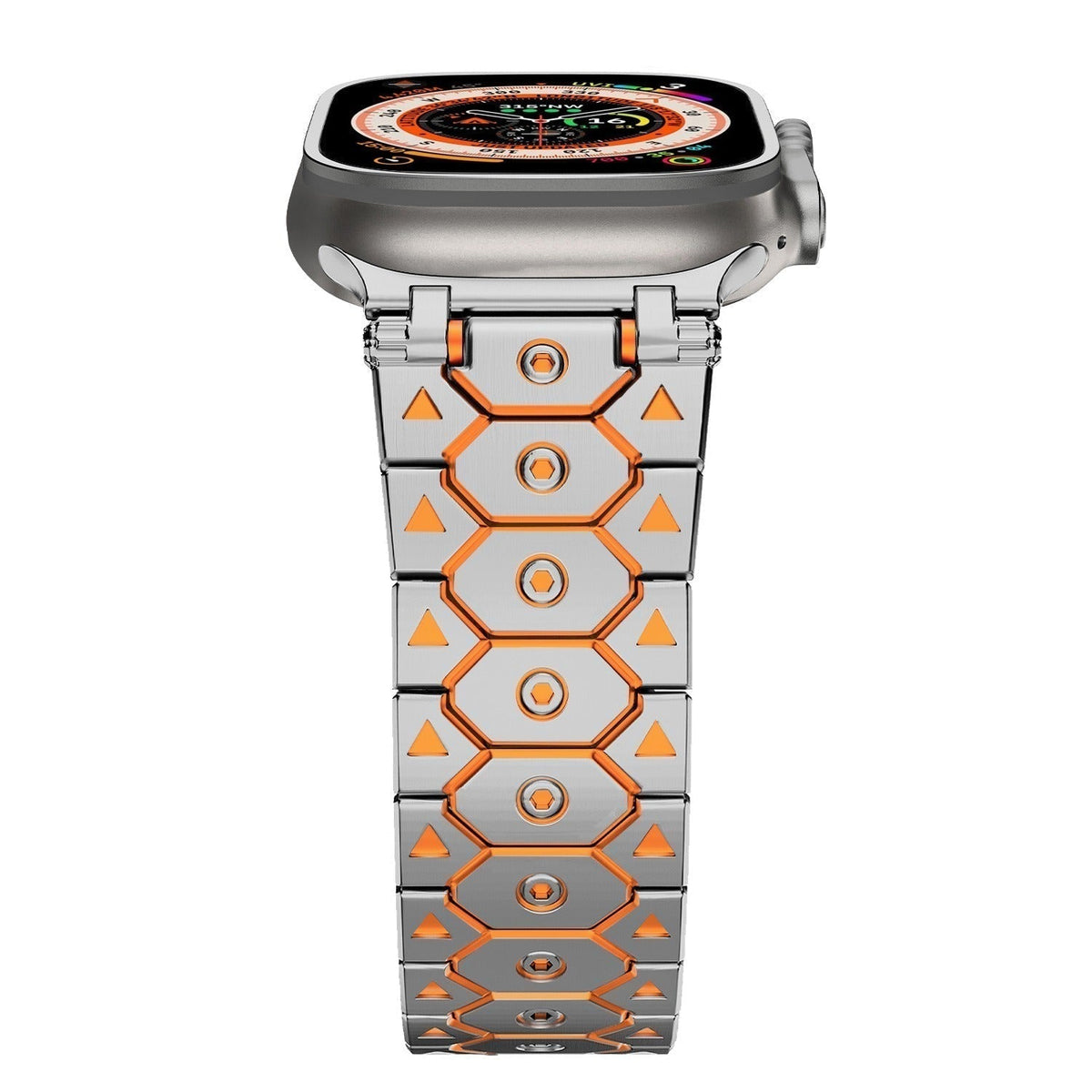 Sześciokątny tytanowy pasek ogniwowy Vantira do Apple Watch - Desfino