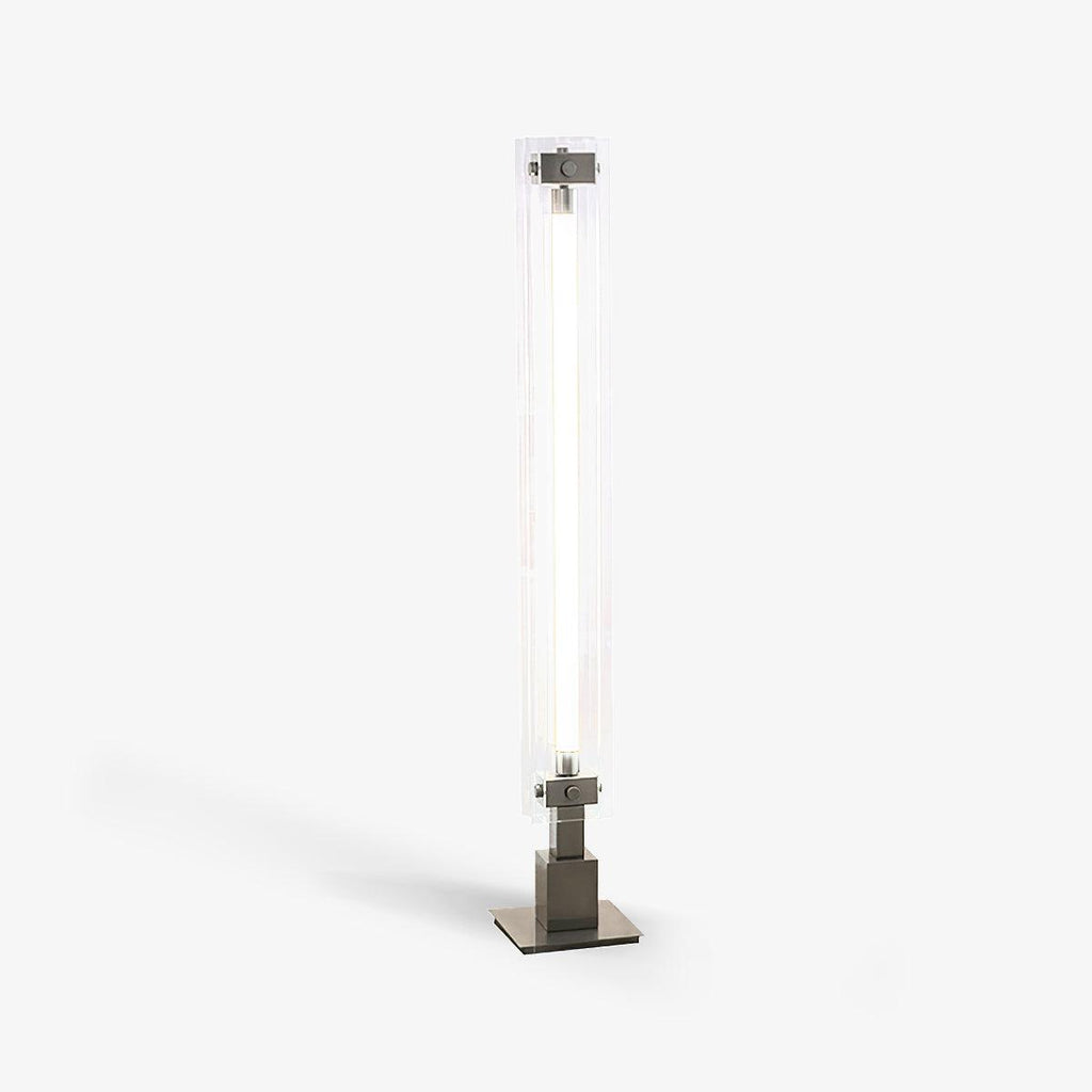 Minimalistische M29-Glasstehleuchte – industrieller Stil