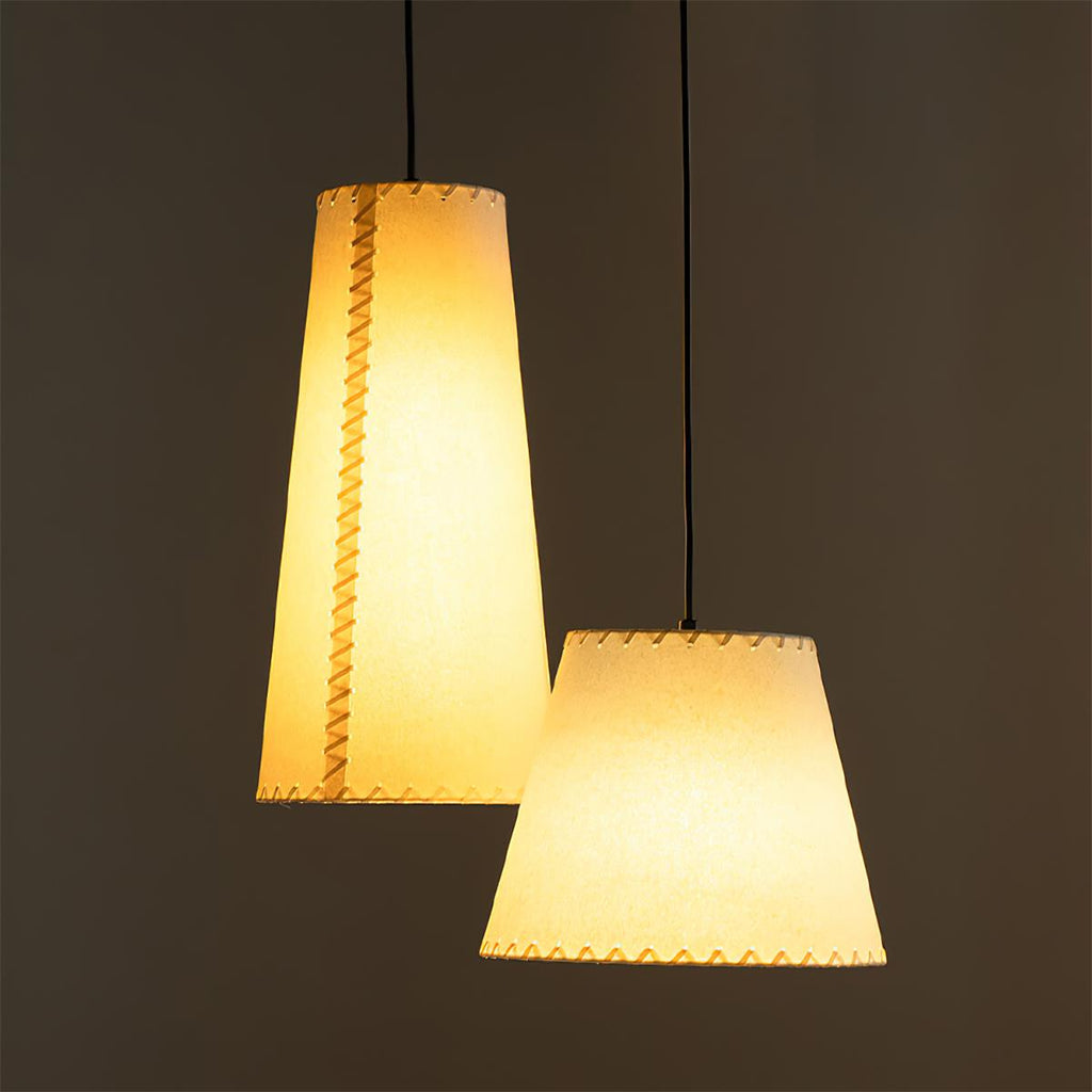 Hemline Pendant Lamp — Stitched Edge Shade