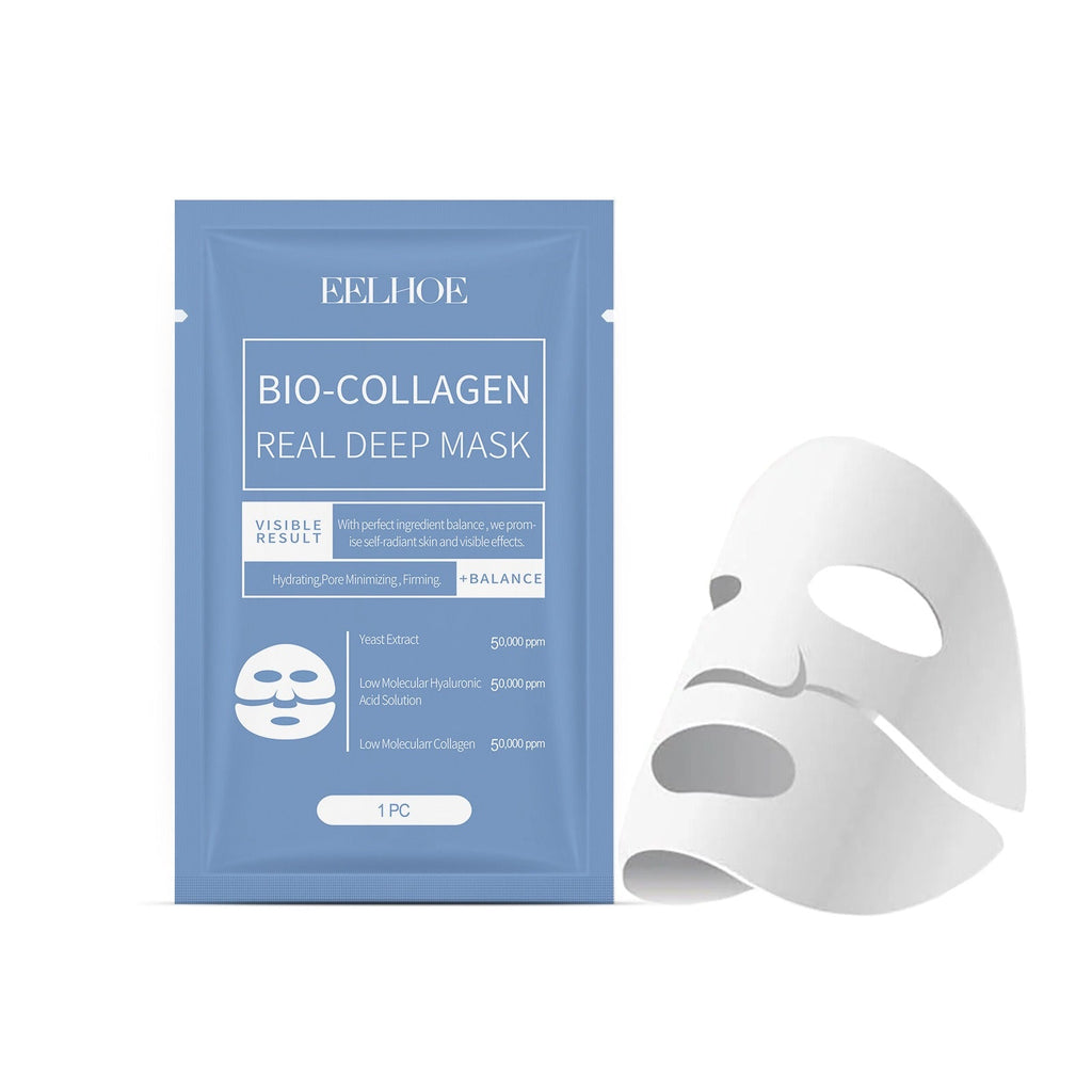 Maschera idratante in biocollagene Aurelia Glow — Trattamento rimpolpante notturno - Desfino