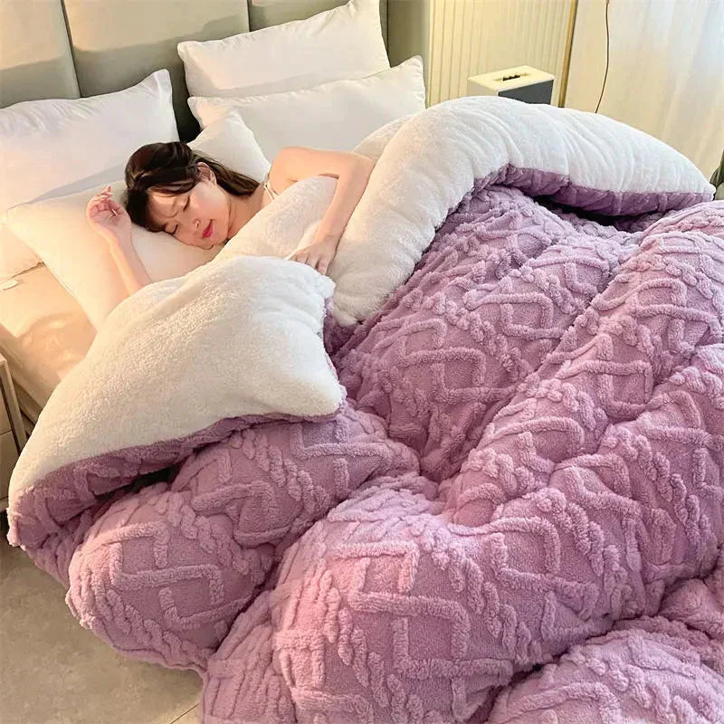 SnowHaven Cashmere Duvet Cover — Soft, Warm Winter Bedding - Desfino