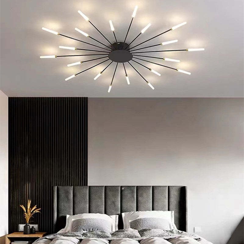 Nowoczesna lampa sufitowa LED Asterra — wbudowane oświetlenie, minimalistyczny styl - Desfino