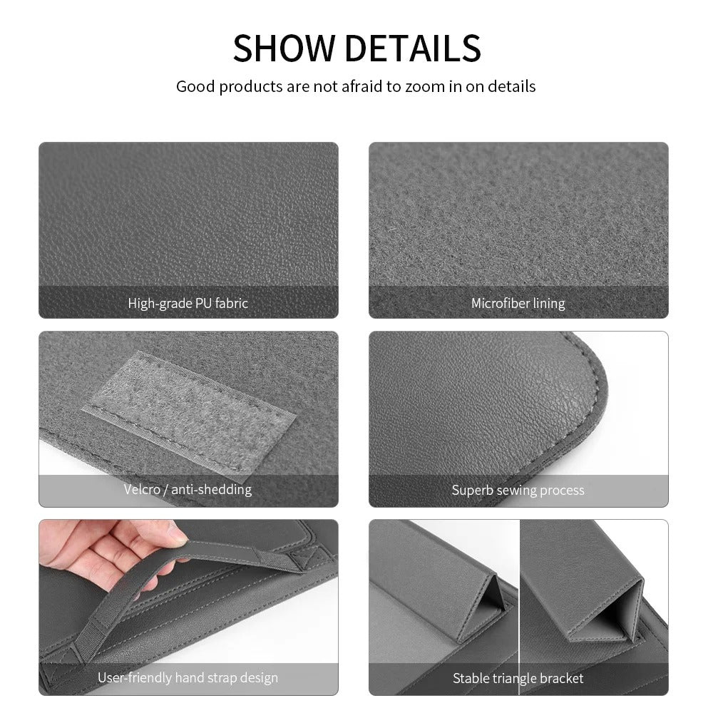 Θήκη laptop Kirev 4-σε-1 — Βάση, αποθηκευτικός χώρος και mouse pad - Desfino