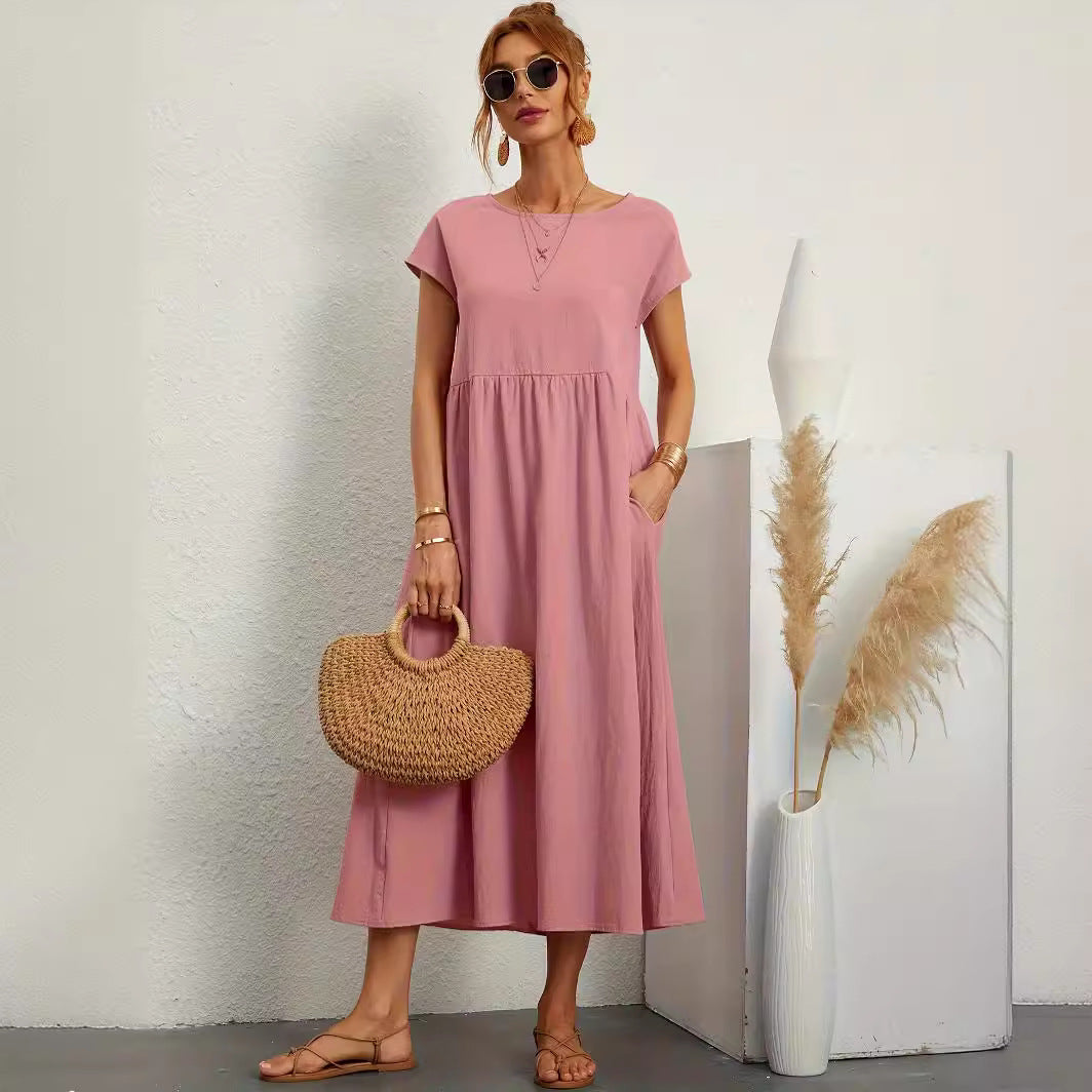 Robe Longue Fluide avec Poches