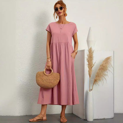 Robe Longue Fluide avec Poches