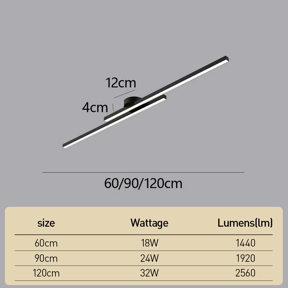 Astrella 铝制 LED 半吸顶灯 — 4 cm 超薄外形 - Desfino