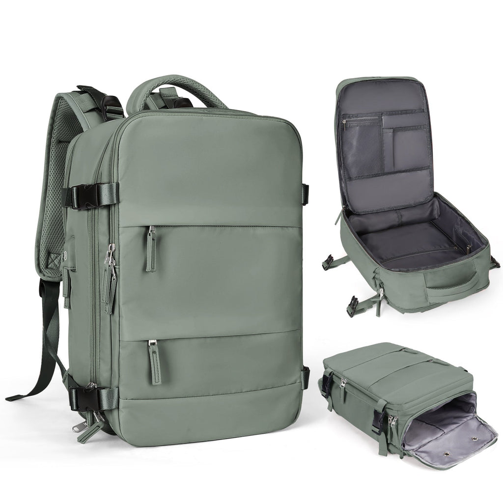 Solara Glide 45 L udvidelig smart rejserygsæk — Unisex-håndbagage - Desfino