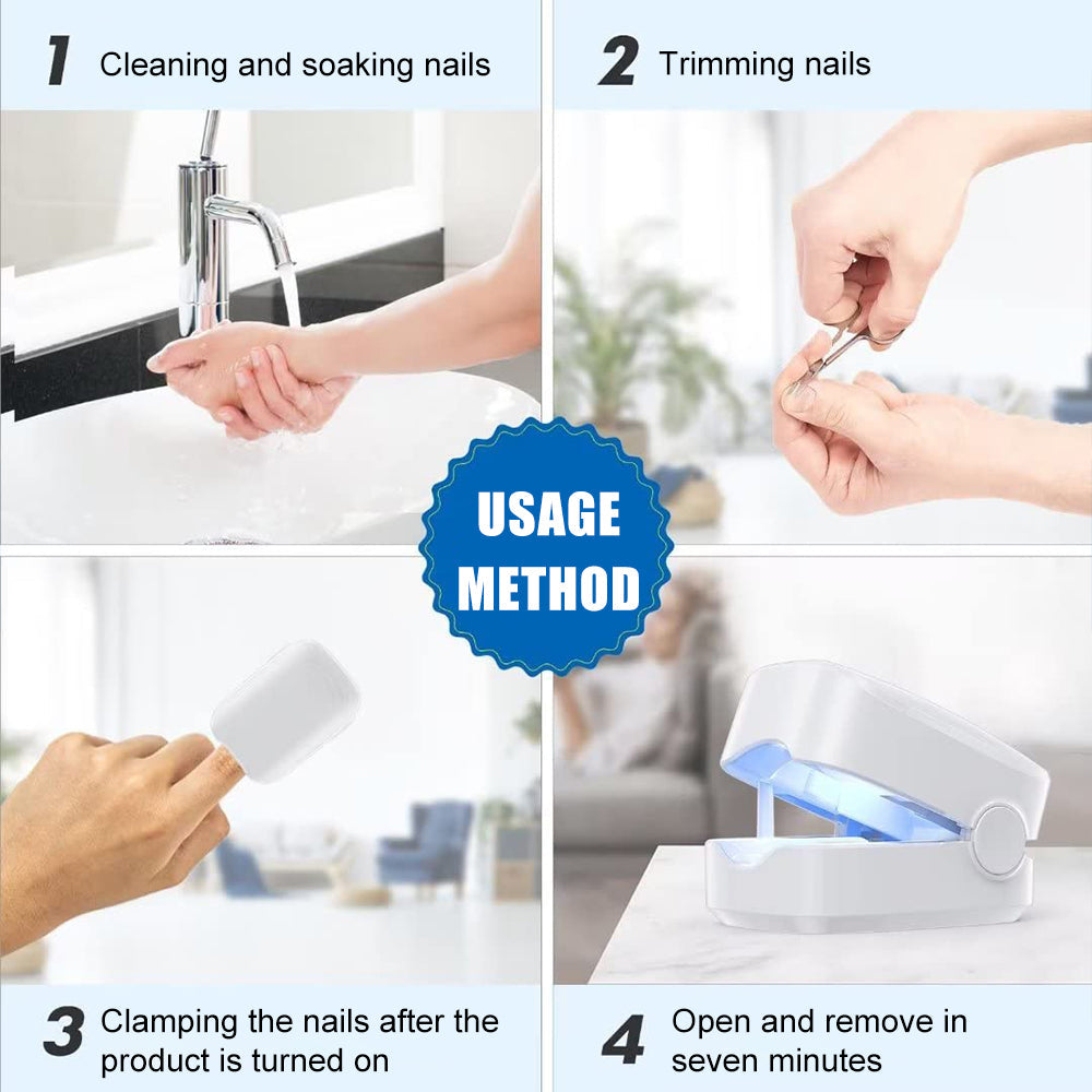NexaLume Toenail Fungus Laser — 910nm Infrared & 407nm Blue Light - Desfino