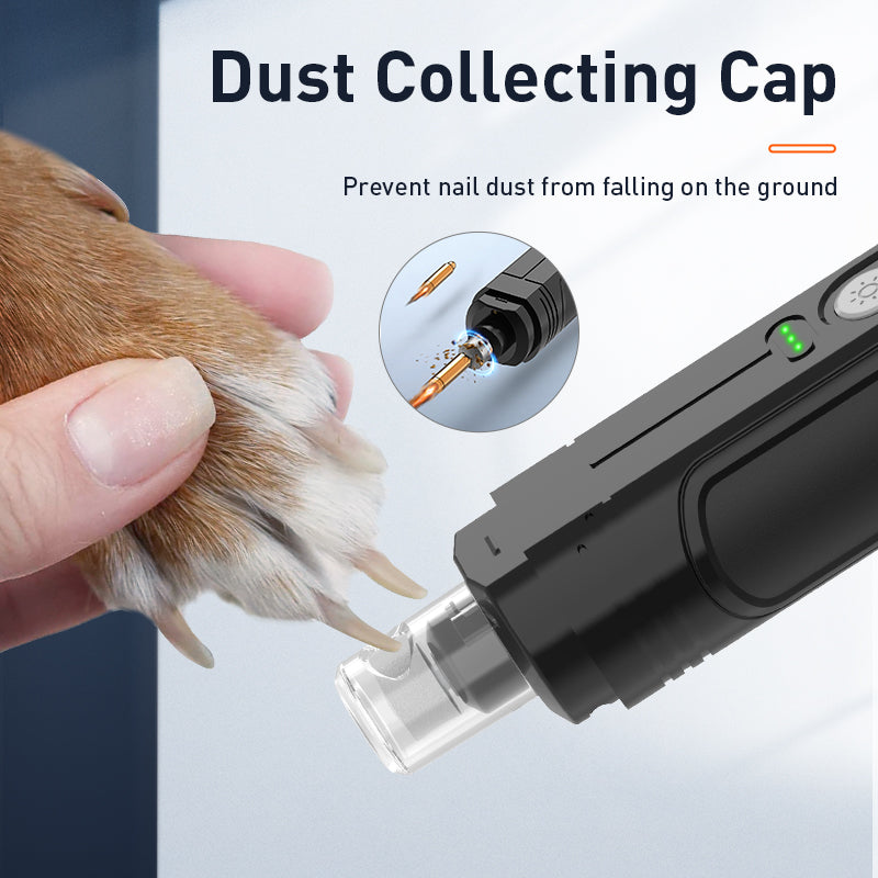 LumaPaw Pro LED Electric Nail Clipper — USB Rechargeable, Gradual - Desfino