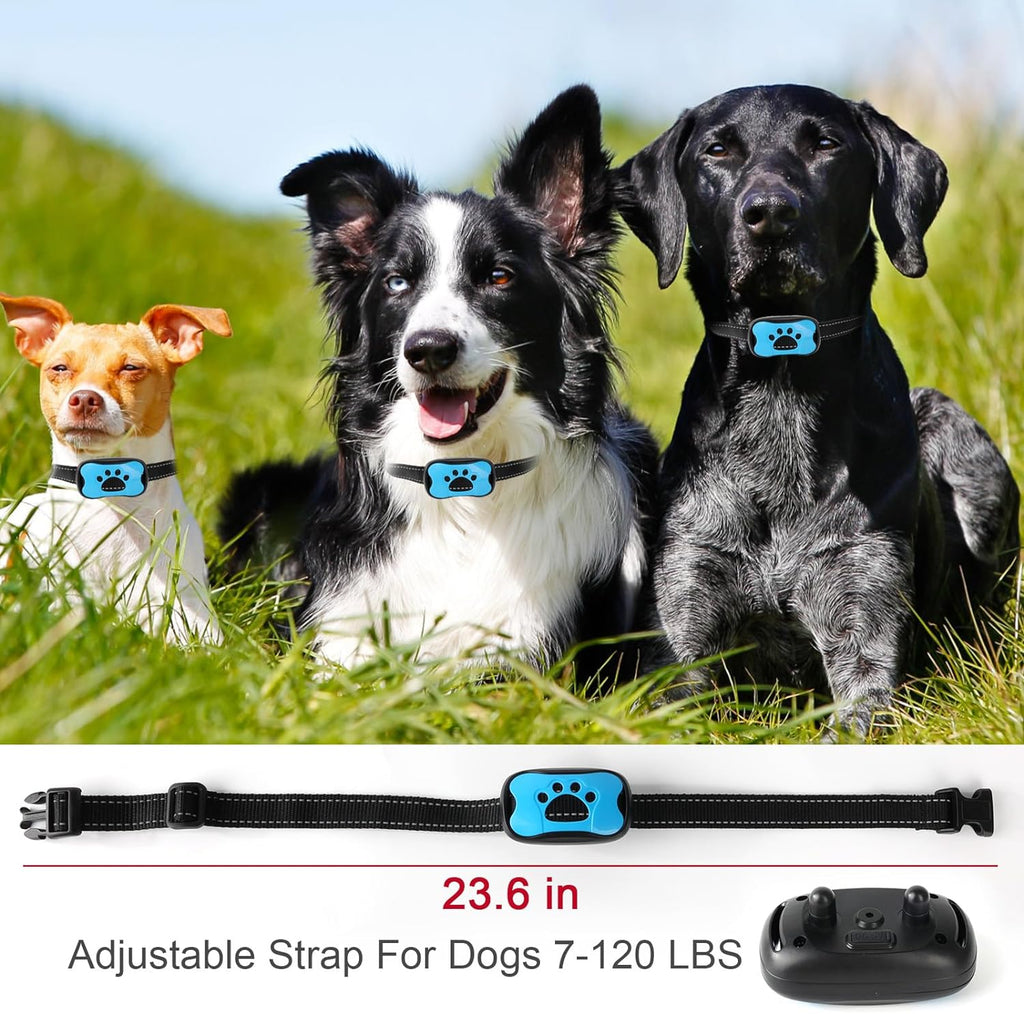 Zgardă inteligentă anti-lătrat CalmPaw Pro — Bip/vibrații, fără șocuri - Desfino