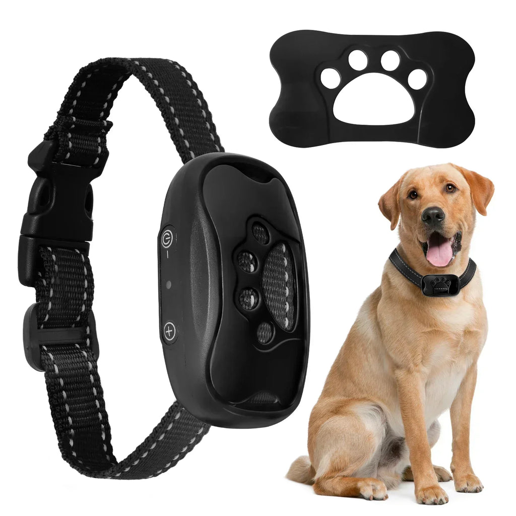 Zgardă inteligentă anti-lătrat CalmPaw Pro — Bip/vibrații, fără șocuri - Desfino