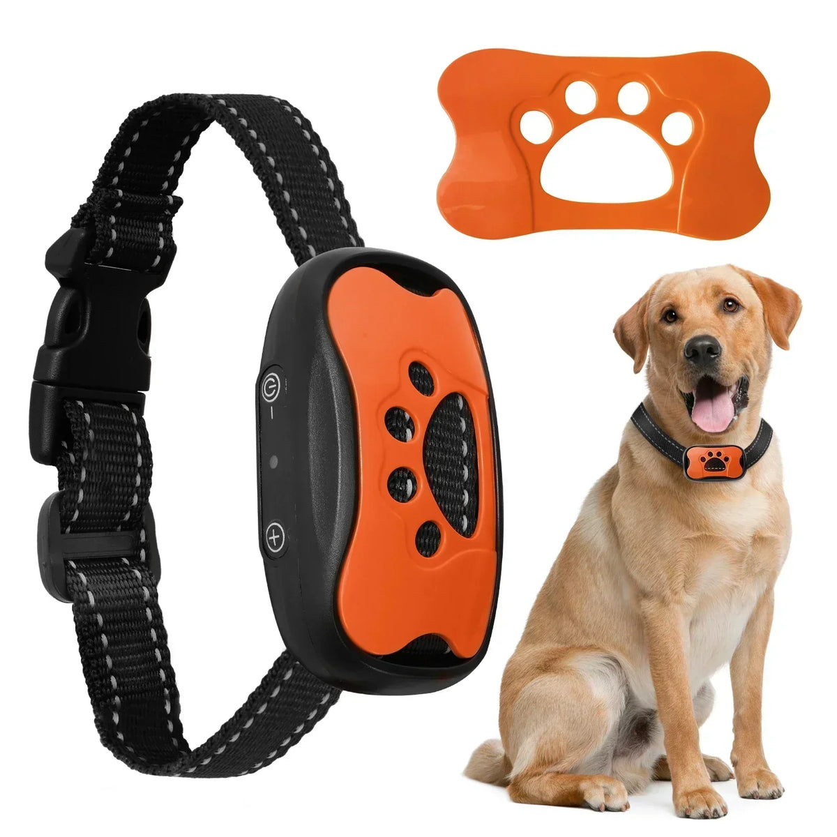 CalmPaw Pro Smart Anti-Bark Collar — Beep/Vibration, No Shock - Desfino