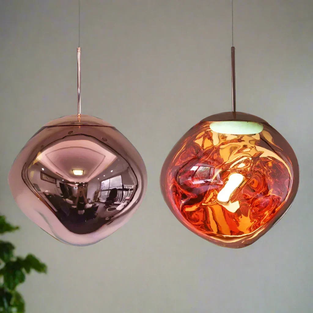 Nordycka szklana lampa wisząca Fjordline — minimalistyczna lampa wisząca - Desfino