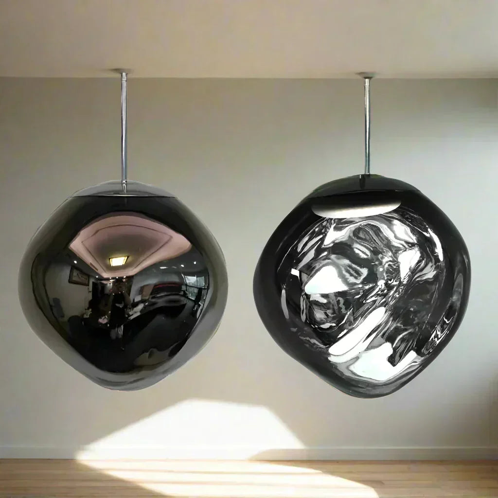 Nordycka szklana lampa wisząca Fjordline — minimalistyczna lampa wisząca - Desfino