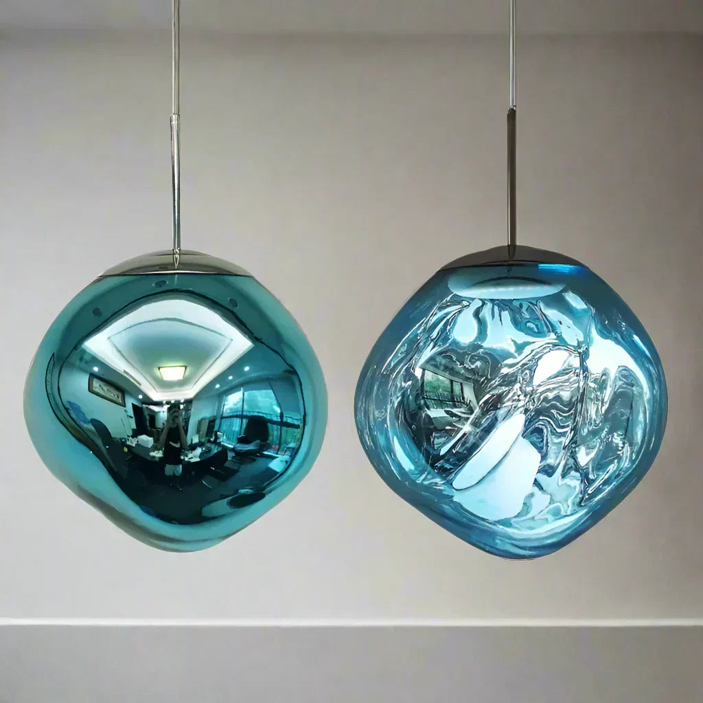 Nordycka szklana lampa wisząca Fjordline — minimalistyczna lampa wisząca - Desfino