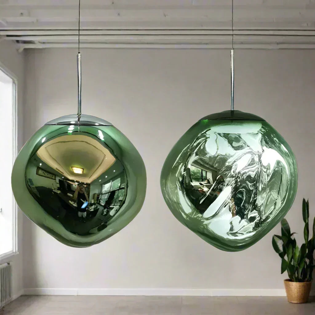 Nordycka szklana lampa wisząca Fjordline — minimalistyczna lampa wisząca - Desfino