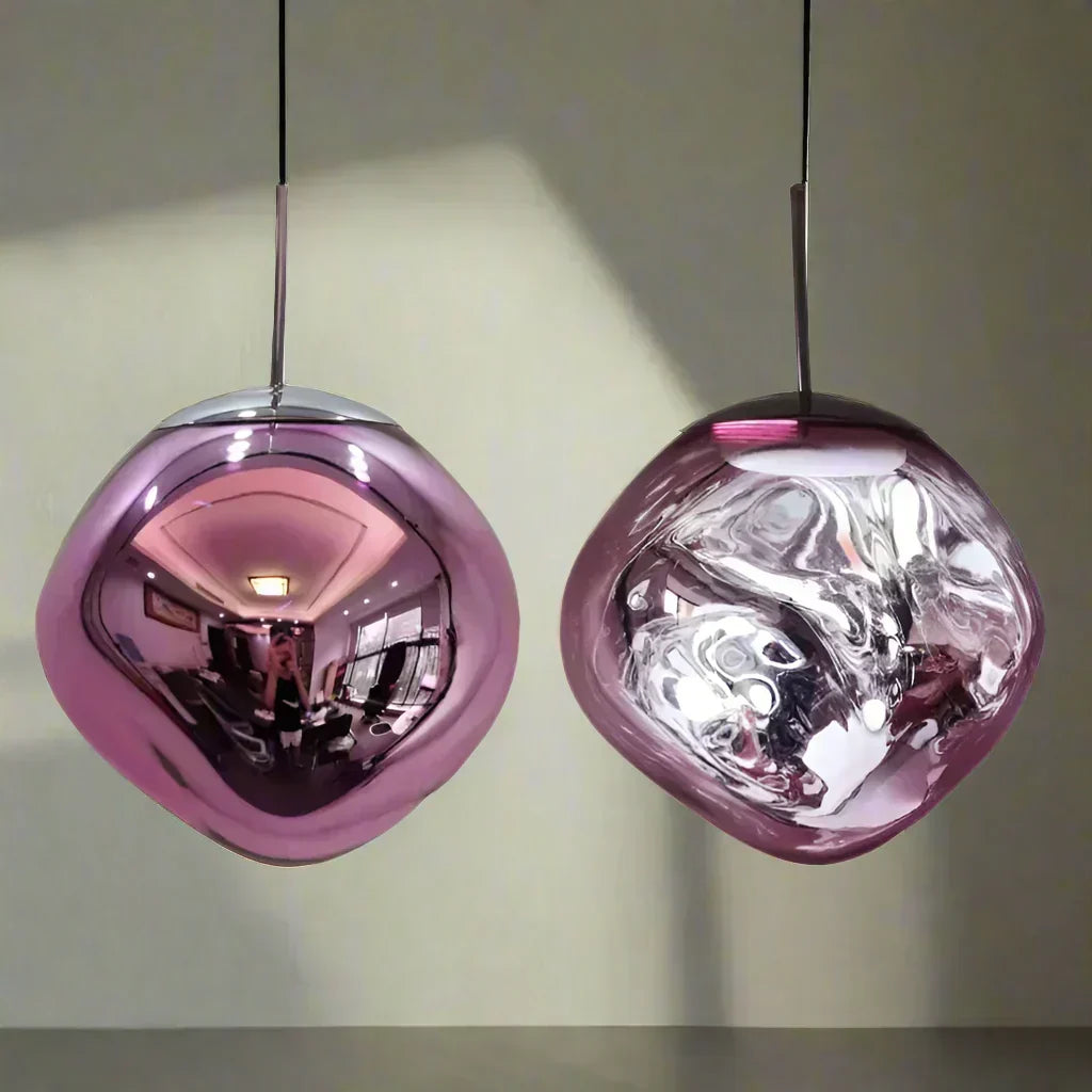 Nordycka szklana lampa wisząca Fjordline — minimalistyczna lampa wisząca - Desfino