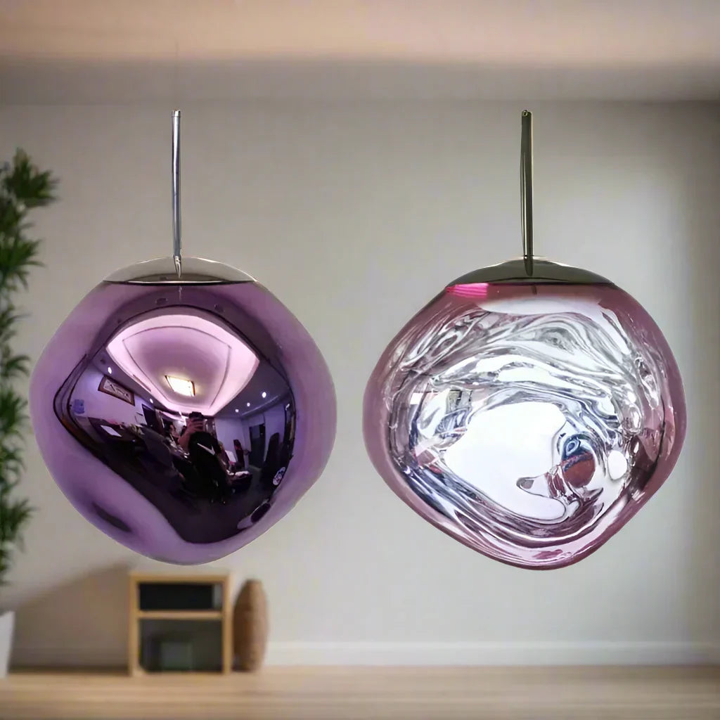 Nordycka szklana lampa wisząca Fjordline — minimalistyczna lampa wisząca - Desfino