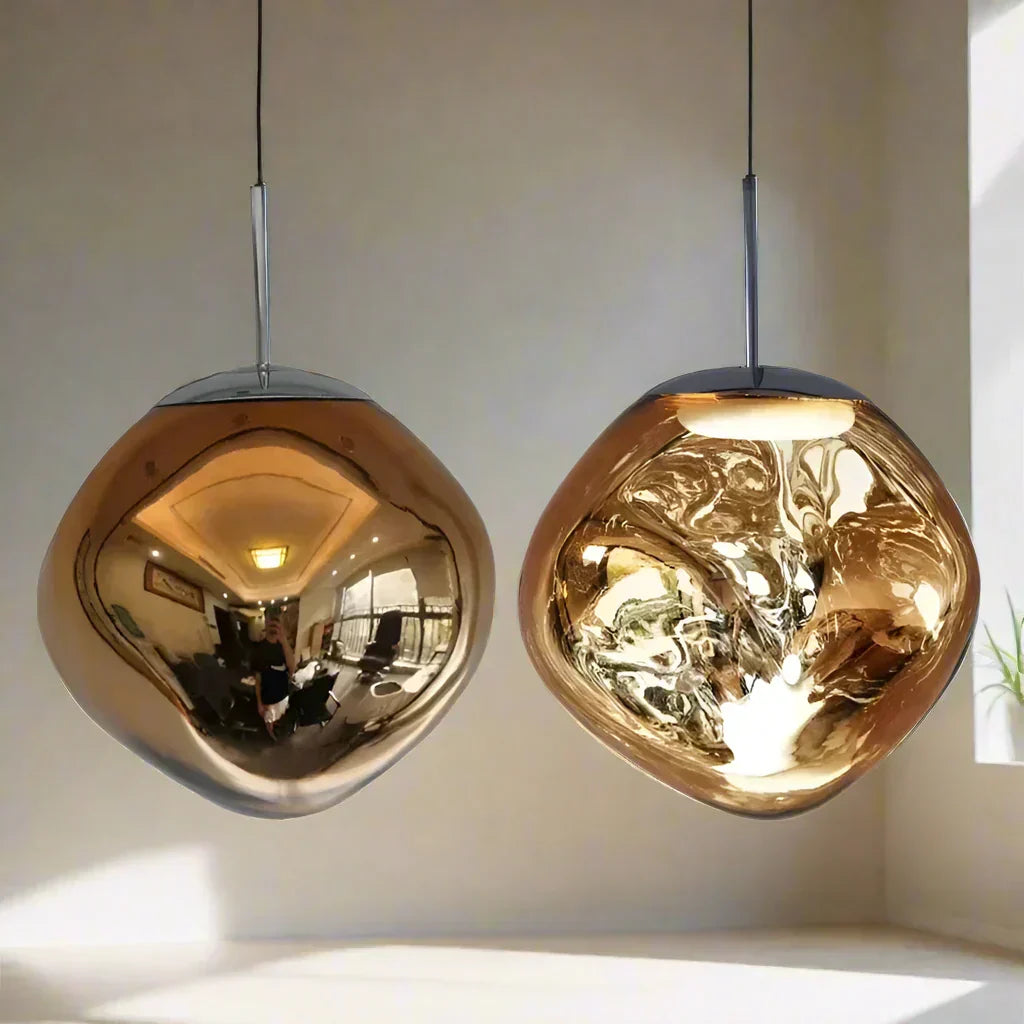 Nordycka szklana lampa wisząca Fjordline — minimalistyczna lampa wisząca - Desfino