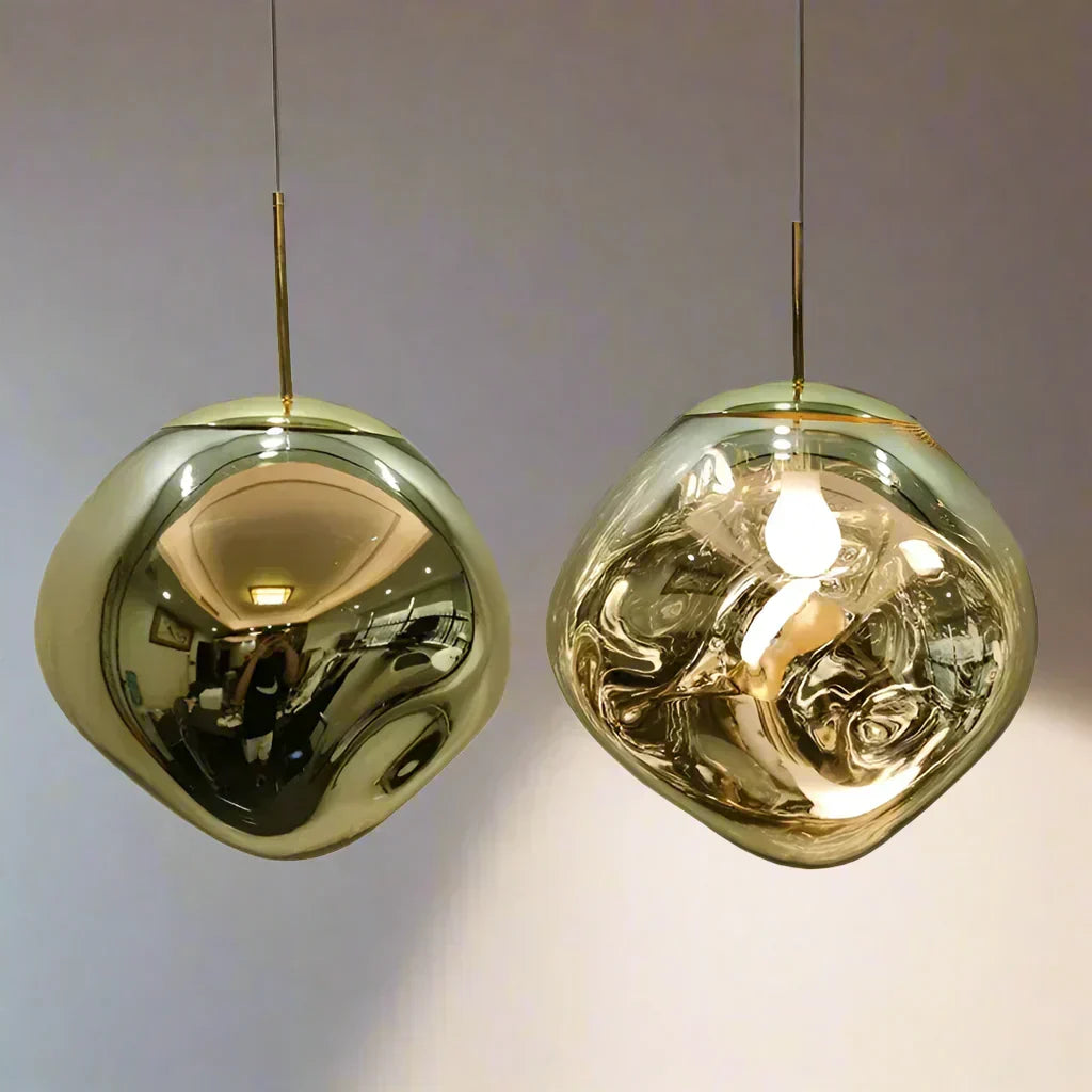 Nordycka szklana lampa wisząca Fjordline — minimalistyczna lampa wisząca - Desfino