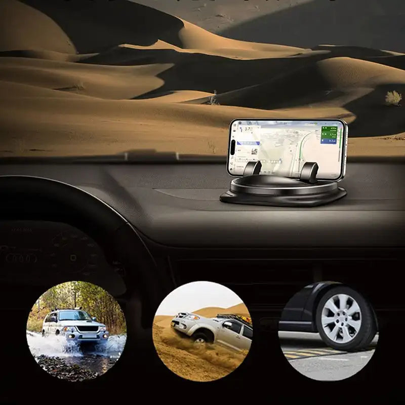 NavPro Handyhalterung fürs Auto — 360°-Halterung für Armaturenbrett & Lüftungsschlitze - Desfino