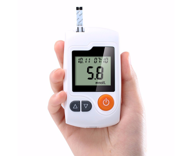 Kit de medidor de glucosa en sangre AccuCare — Incluye 100 tiras reactivas - Desfino