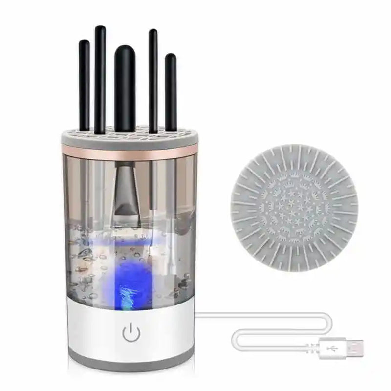 AstraLux Pro — Trio-Action Electric Makeup Brush Cleaner | Desfino