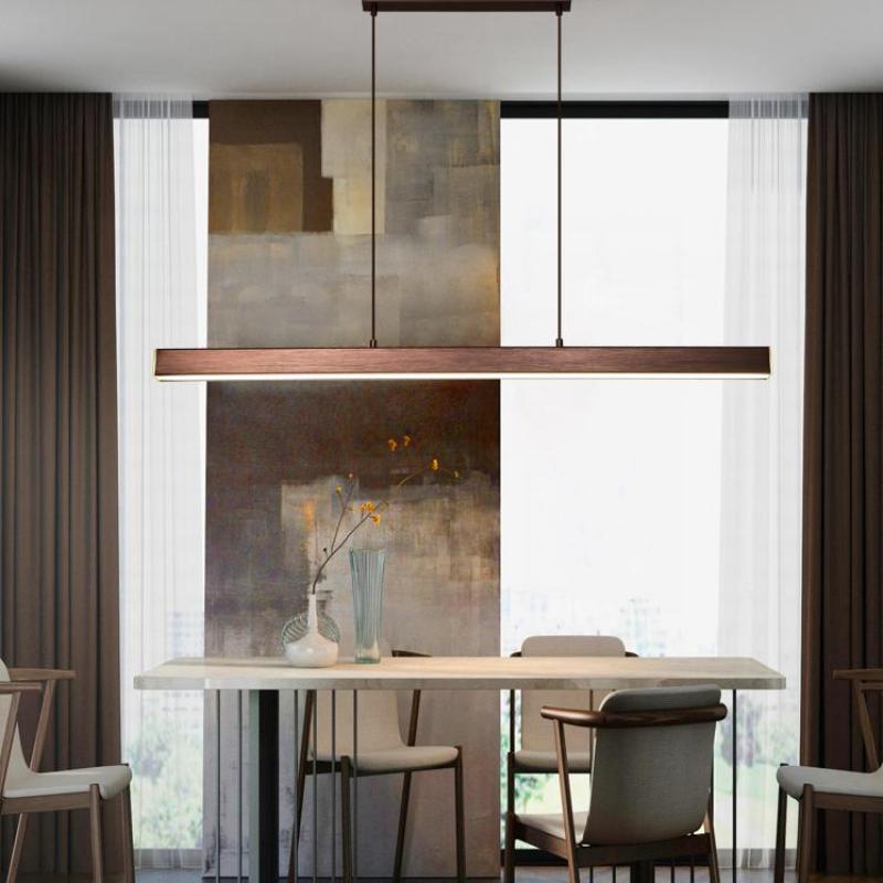 NovaLux Modern Hanging Chandelier — Metal and Acrylic - Desfino