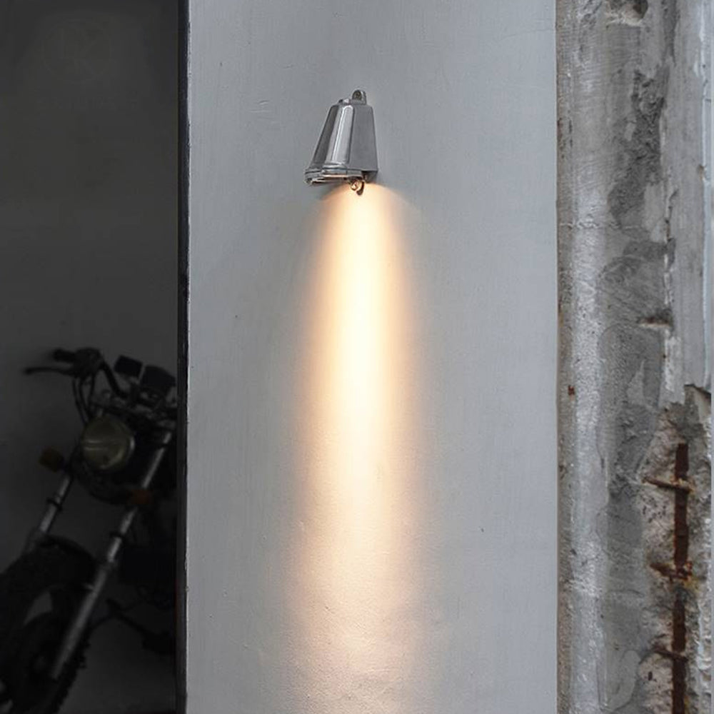 Industrial Metal Bell Wall Light – IP65 Waterproof, 3W Integrated LED, Black, 8.5x7.5x13 cm