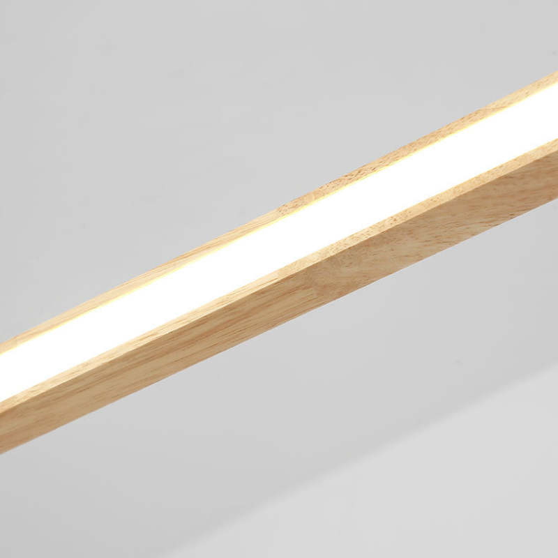 LumaWood LED-pendellampe — moderne metall og tre - Desfino