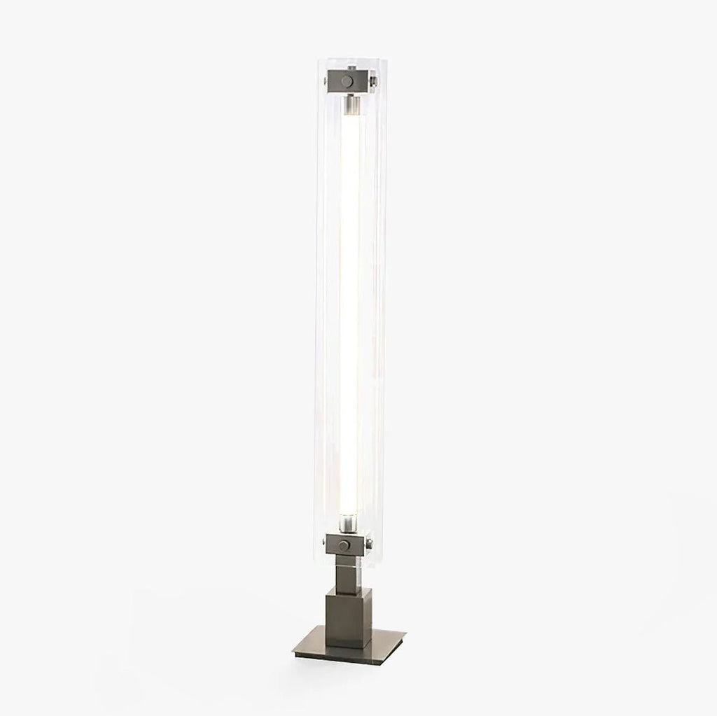 Minimalistische M29-Glasstehleuchte – industrieller Stil