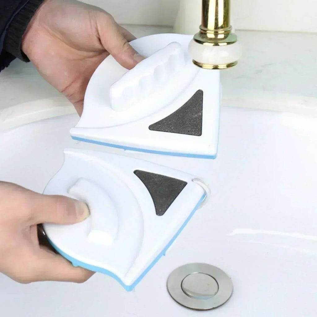 ClearMag Dual-Sided Magnetic Window Cleaner Kit — 3–8mm Single-Pass Fit