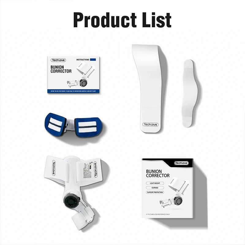 OrthoEase Adjustable Bunion Splint — Toe Corrector, Pain-Free - Desfino