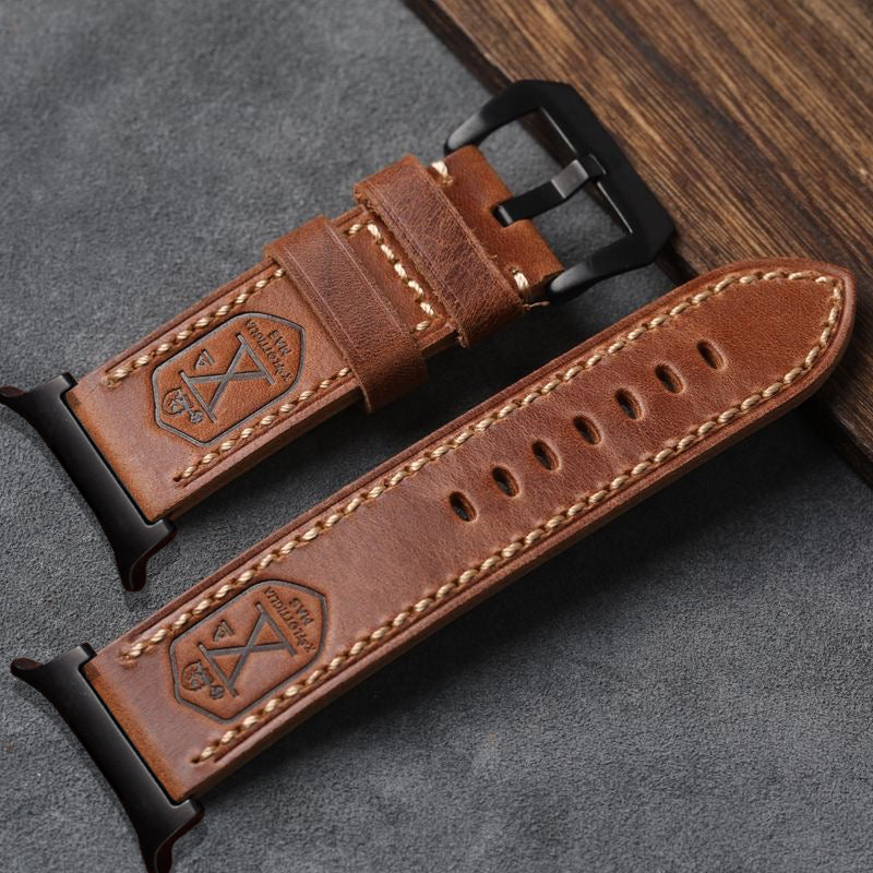 Ardentora vintage řemínek z pravé kůže — pro Samsung Watch Ultra 47 mm - Desfino