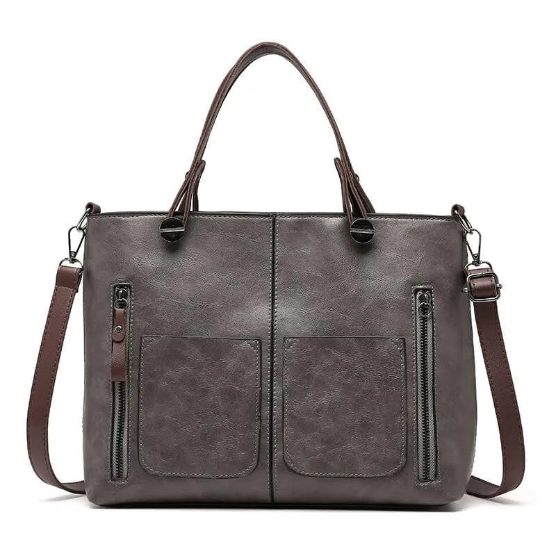 NordVine Handmade Vintage Shoulder Bag — Nordic Leather - Desfino