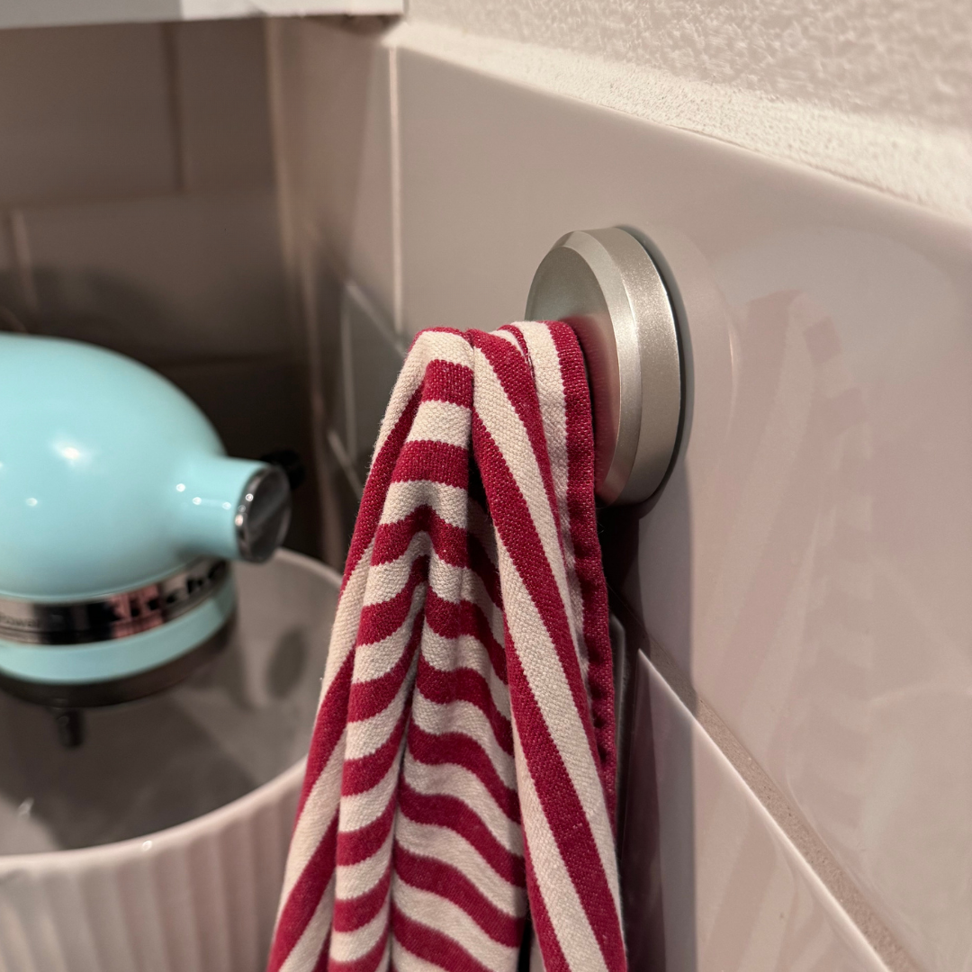 Herbruikbare, verplaatsbare zuignaphaak - extra stevige grip - Desfino