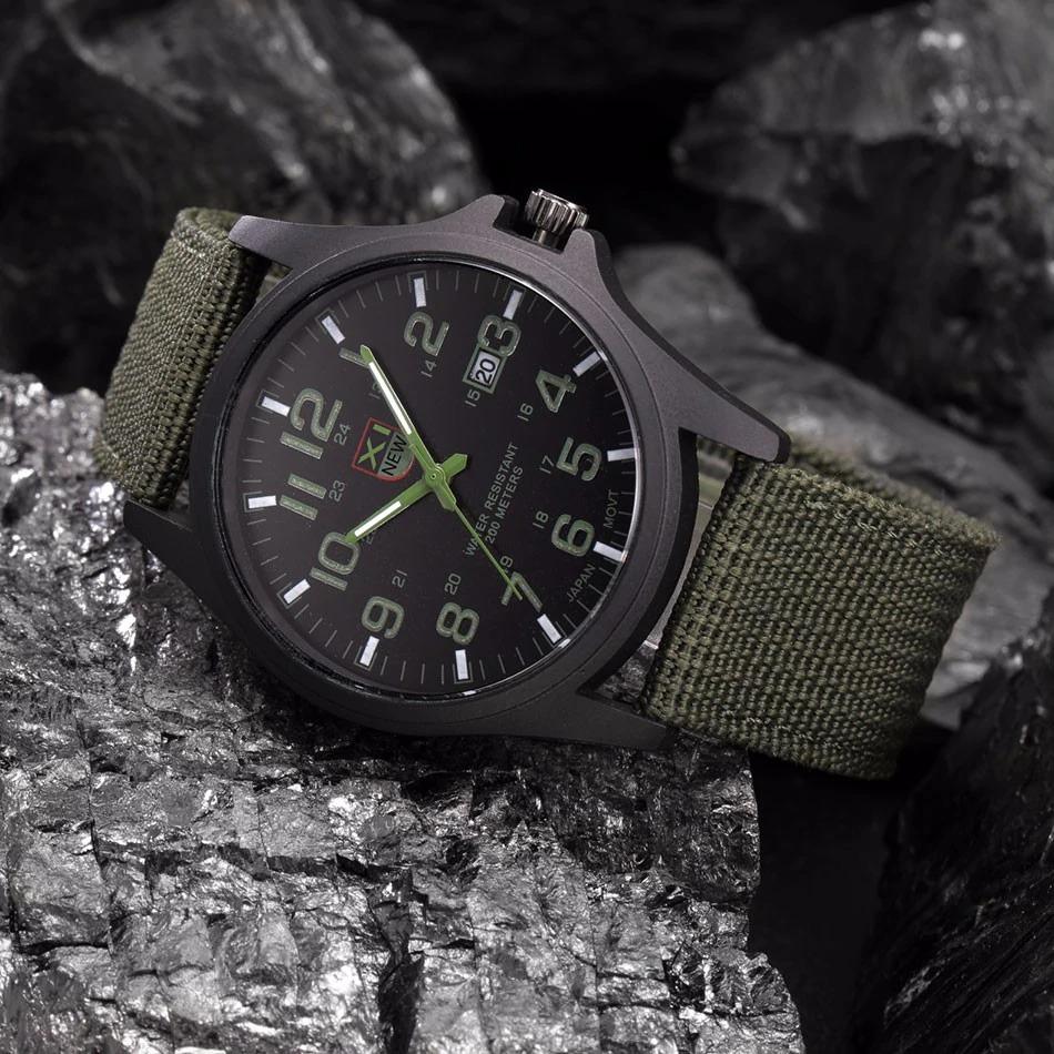 AstraGuard taktische wasserdichte Armbanduhr – Leuchtzifferblatt, klare Ablesbarkeit