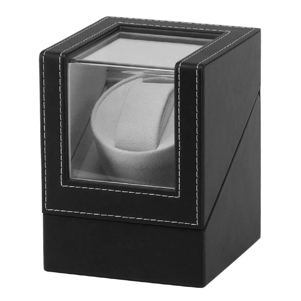 Caja individual para dar cuerda a relojes automáticos Averon - Estuche compacto de PU - Desfino