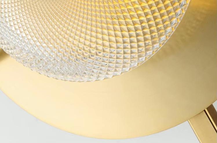 Applique murale en verre Liora — Éclairage LED mural, culot E27 - Desfino