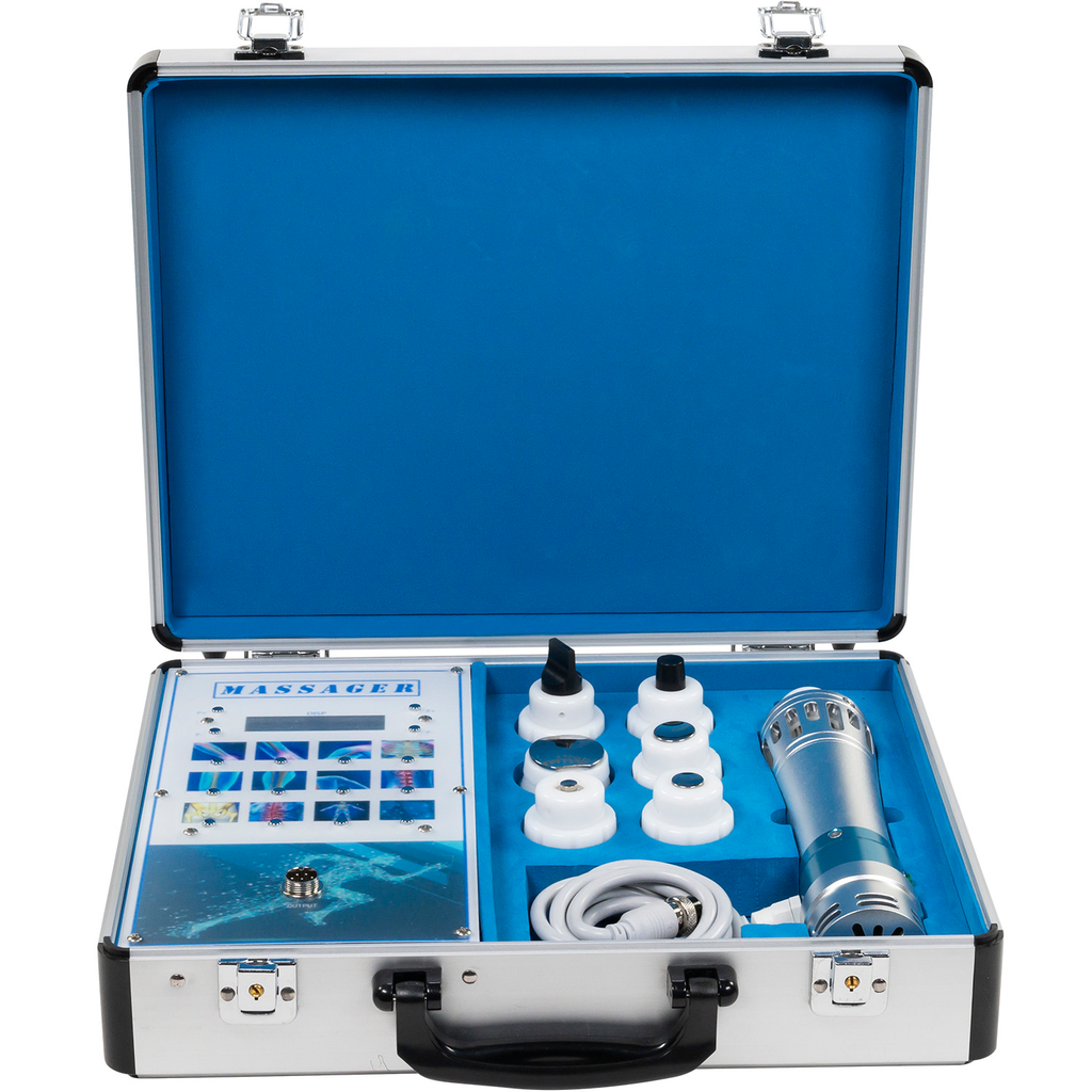 VexaPulse Pro Shockwave Therapy Device — 16 Hz, 120 mj, 7+3 Heads - Desfino